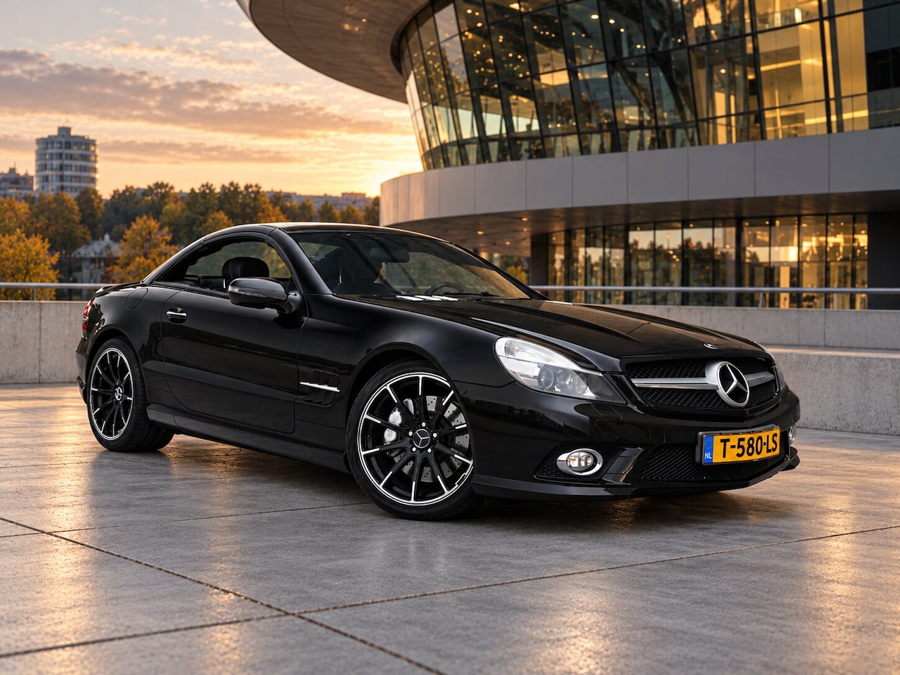 Mercedes-Benz SL-klasse Cabrio - 350 Aut. AMG-pakket l Pano l Stoelkoeling l Airscarf l CarPlay - AutoWereld.nl