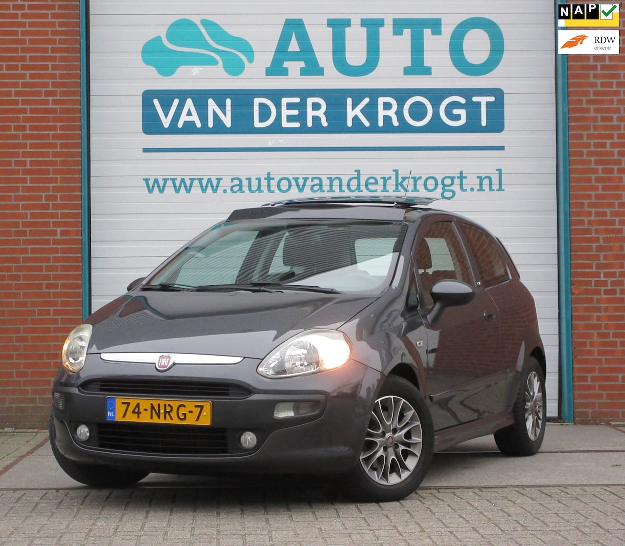Fiat Punto Evo - 1.3 M-Jet Dynamic 1.3 M-Jet Dynamic, Clima, Trekhaak, Pano, LM, Cruise, 1e Eig !! - AutoWereld.nl