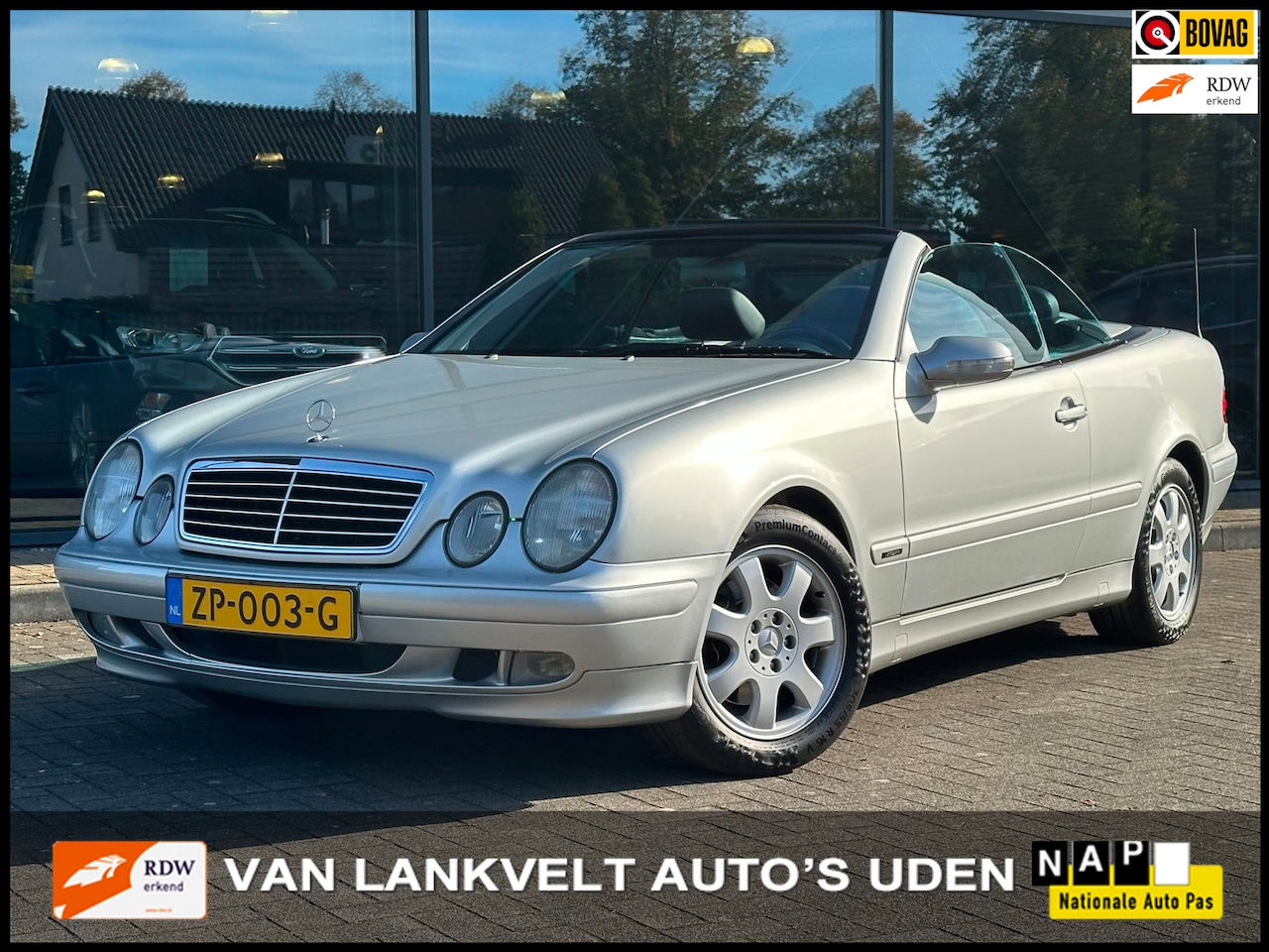 Mercedes-Benz CLK-klasse Cabrio - 230 Kompressor Avantgarde Leder Airco Onderhoudshistorie aanwezig Showroomstaat!! - AutoWereld.nl