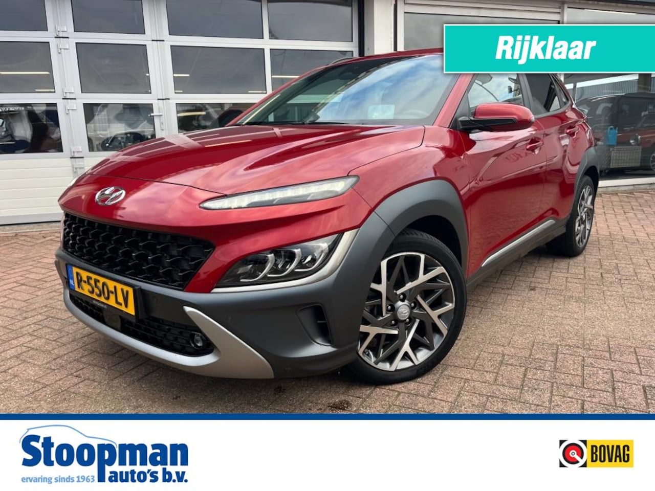 Hyundai Kona - 1.6 GDI HEV Premium Leder CarPlay Ad.cruise - AutoWereld.nl