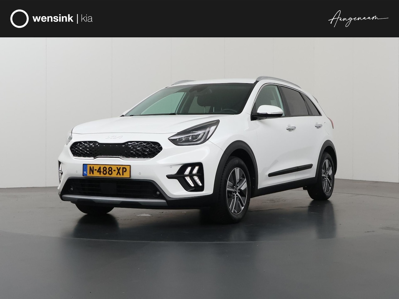 Kia Niro - 1.6 GDi Hybrid DynamicPlusLine | Lederen Bekleding | Adaptieve Cruise Control | Parkeercam - AutoWereld.nl
