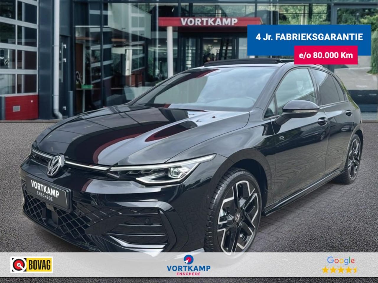 Volkswagen Golf - 1.5 eTSI R-LINE PANO-DAK/CAMERA/NAVI/CARPLAY/ACC/STOEL-STUURVERW - AutoWereld.nl