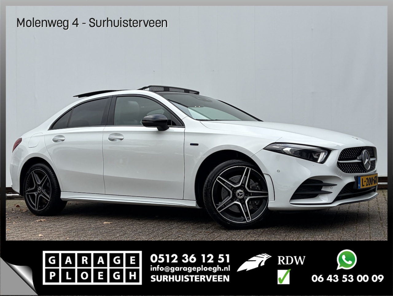 Mercedes-Benz A-klasse - 250 e Business AMG Pano Memory Camera Sfeerverl Carplay Orig.NL VOL! - AutoWereld.nl