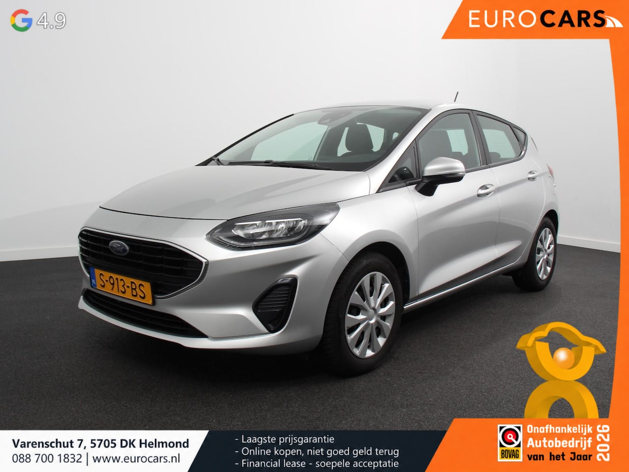 Ford Fiesta - 1.0 EcoBoost Connected Navigatie Apple Carplay/Android Auto Parkeersensor achter Cruise Co - AutoWereld.nl