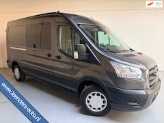 Ford Transit - Dubbel Cabine 350 2.0 TDCI 170PK euro6 L3H2 Trend RWD, 6Persoons, Airco, Trekhaak 2800KG,