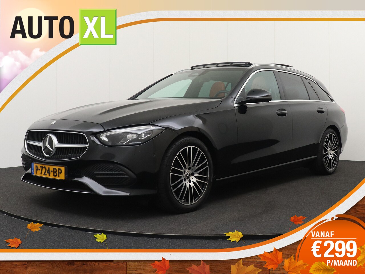 Mercedes-Benz C-klasse Estate - 200 Aut. Business+ Pano-Dak Leder Trekhaak - AutoWereld.nl