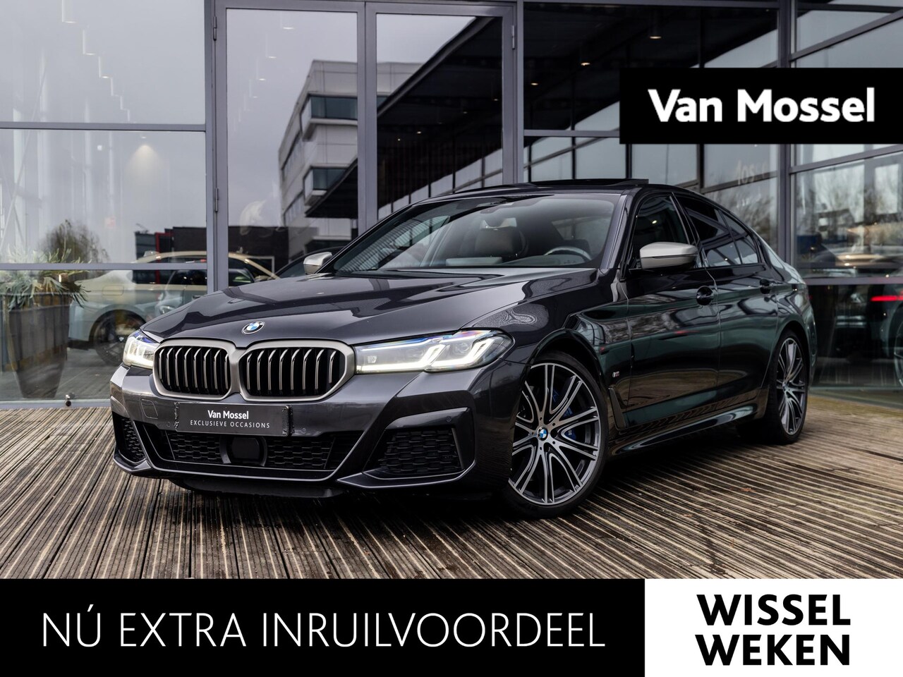 BMW 5-serie - M550i xDrive High Executive | HARMAN KARDON | COMFORT ACCES | BMW LASER LIGHT | 20 INCH | - AutoWereld.nl