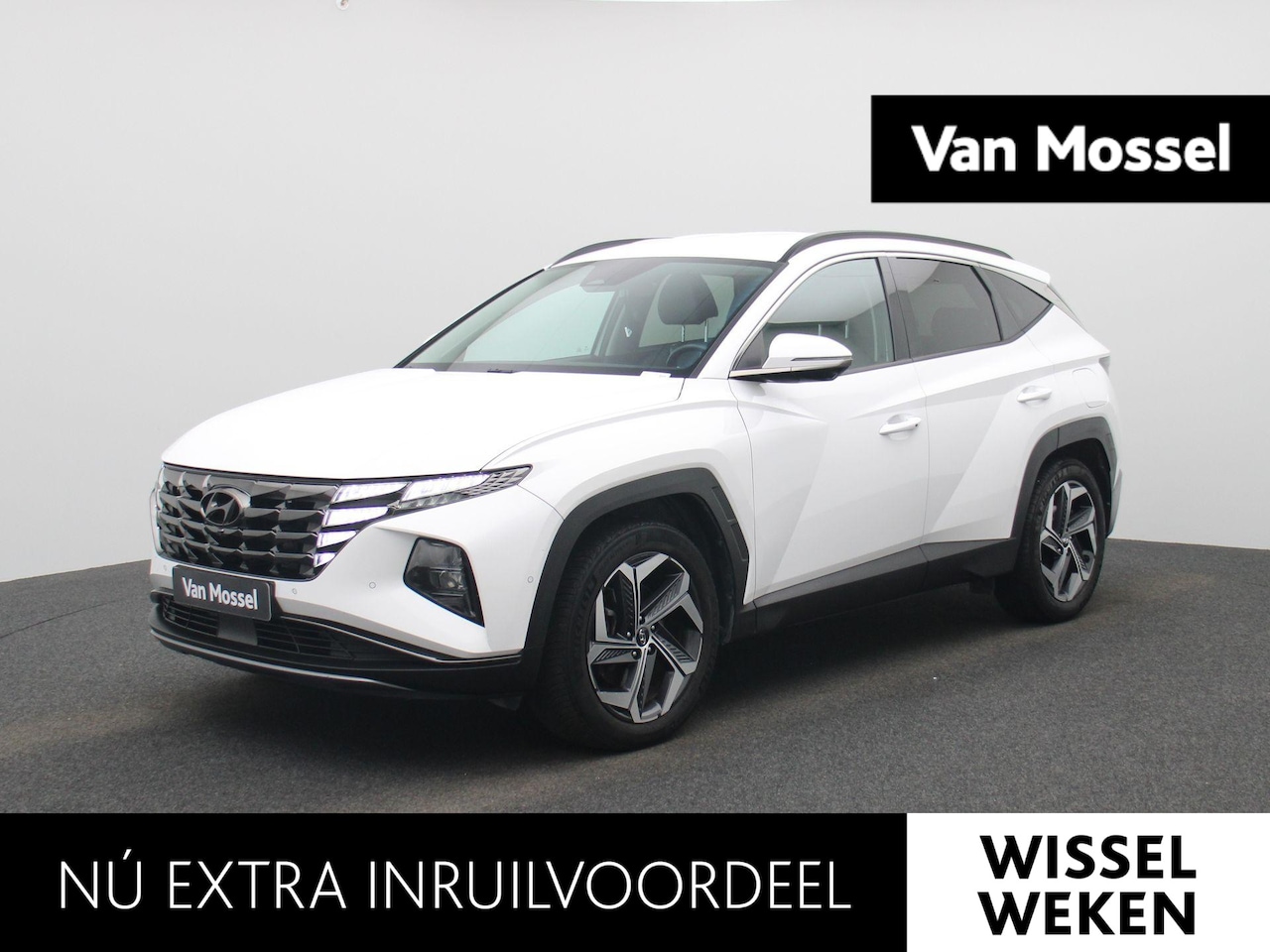 Hyundai Tucson - 1.6 T-GDI PHEV Premium 4WD | LMV | Automaat| Navigatie | Leder | Stoel/Stuur verwarming | - AutoWereld.nl