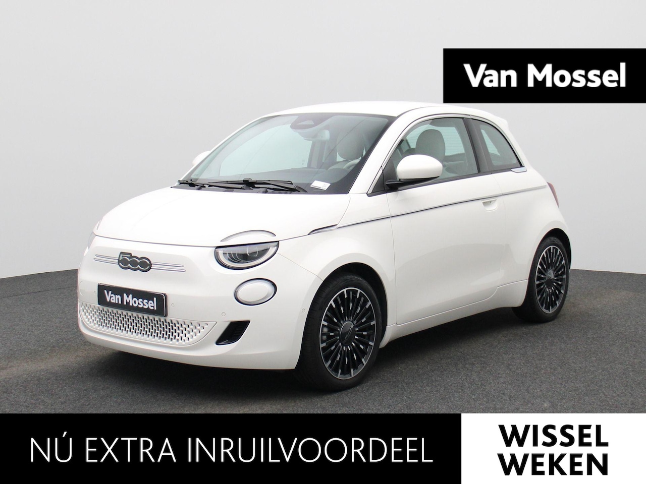 Fiat 500e - 42 kWh La Prima by Bocelli | LEDER | NAVIGATIE | CAMERA | ADAPTIEF CRUISECONTROL | KEYLESS - AutoWereld.nl