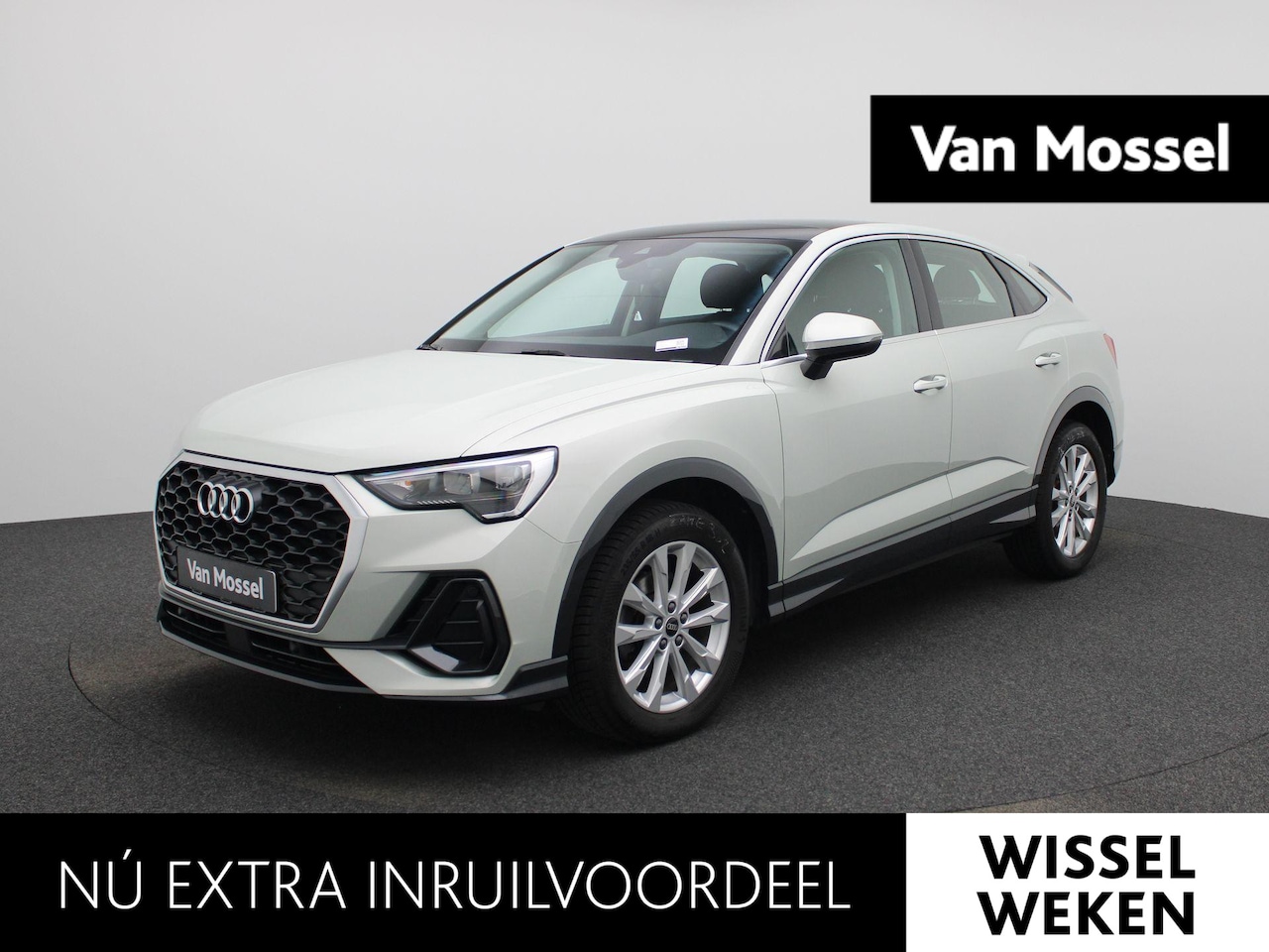 Audi Q3 Sportback - 35 TFSI Business Edition AUTOMAAT | PANORAMADAK | NAVIGATIE | PARKEERSENSOREN | STOELVERWA - AutoWereld.nl