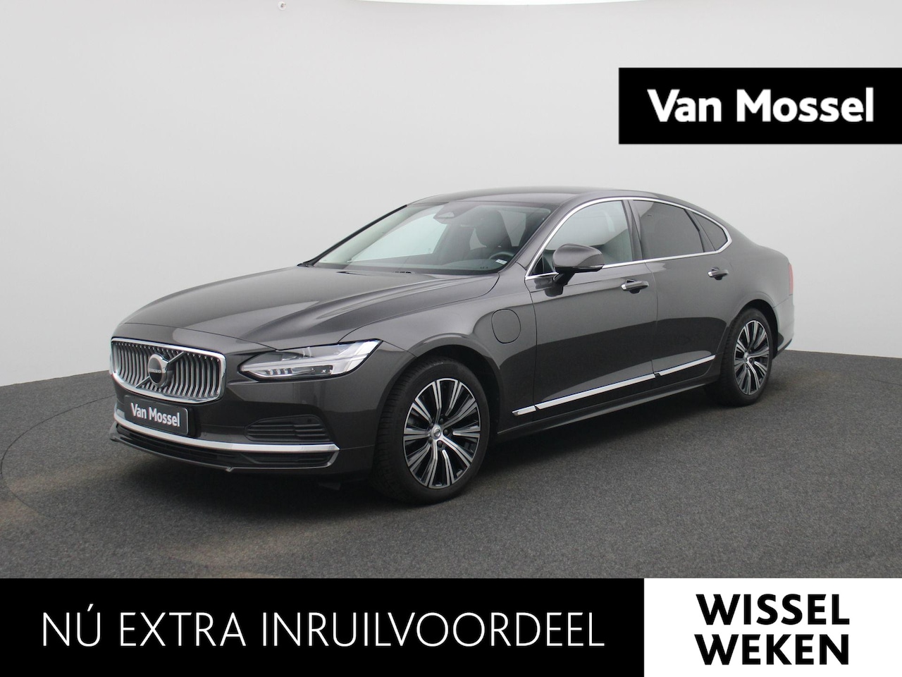 Volvo S90 - 2.0 T8 AWD Business Pro AUTOMAAT | LEDER | SPORTSTOELEN | VIRTUEEL | NAVIGATIE | CAMERA | - AutoWereld.nl