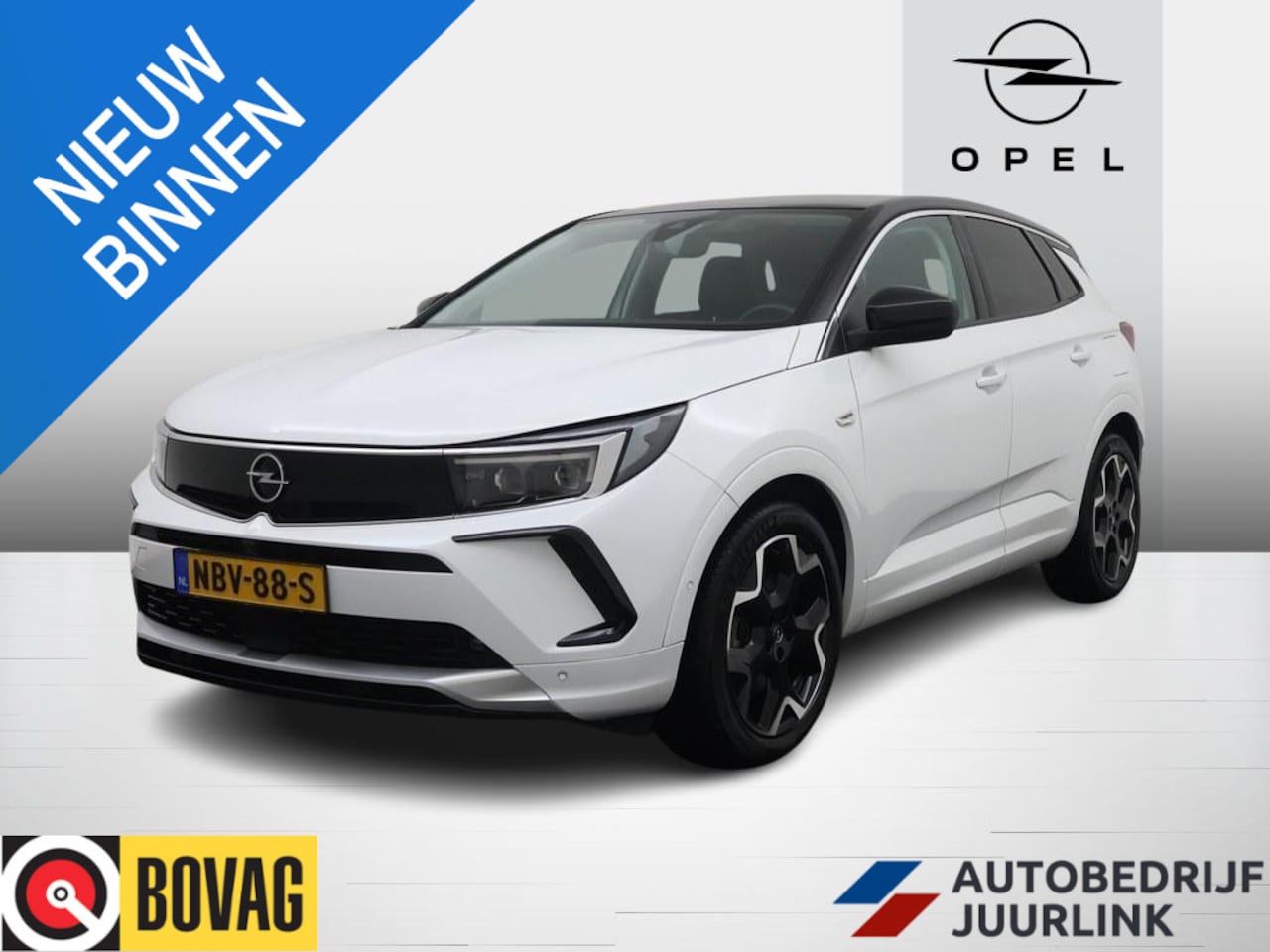Opel Grandland - 1.6T 225pk PHEV Ultimate Alcantara/Winterpakket /Ecc/Led.Matrix/360.Camera/Nav/El.Klep/Car - AutoWereld.nl