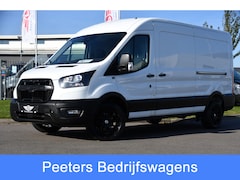 Ford Transit - 350 2.0 TDCI L3H2 RWD PB Edition Camera, Cruise, 2 x Schuifdeur, Airco, 130pk, Radio, Unie