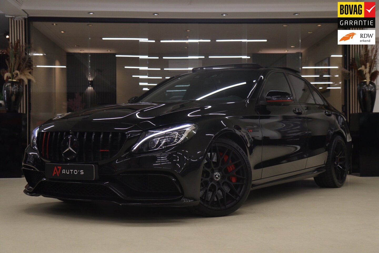 Mercedes-Benz C-klasse - AMG 63 S PANO/360CAMERA/MEMORYSTOELEN/BOMVOL - AutoWereld.nl