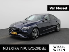 Mercedes-Benz C-klasse - 180 AMG Line | Automaat | Panoramadak | Apple Carplay / Android Auto | Trekhaak | Virtual