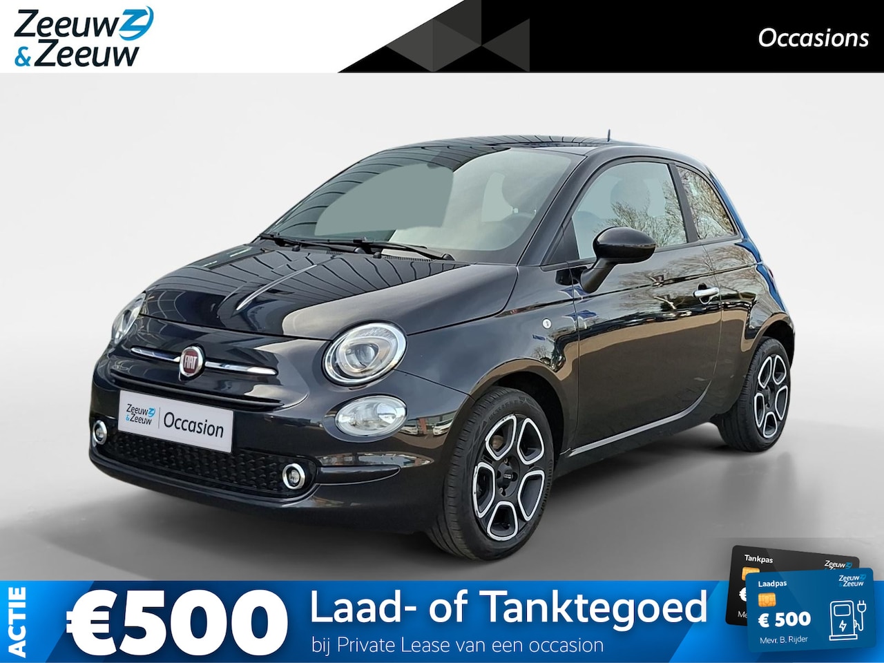 Fiat 500 - Club | 1.0 Hybrid | Tech Pack | airco (automatisch) | Apple Carplay / Android Auto | Regen - AutoWereld.nl