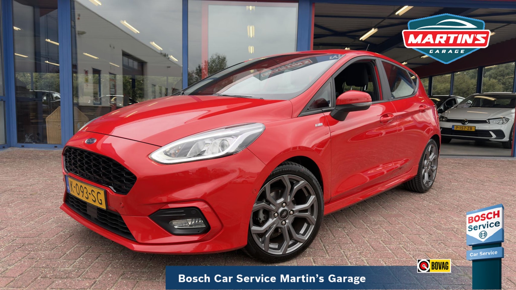 Ford Fiesta - 1.0 EcoBoost Hybrid ST-Line X LMV - PDC - NAVI - CARPLAY  SUPERMOOI! - AutoWereld.nl