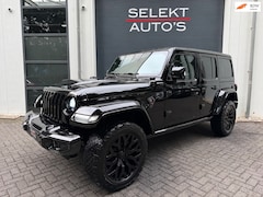 Jeep Wrangler Unlimited - 4xe 380 Rubicon BTW BRUTE Leder/20 Inch/360 Camera/Climate/Keyless/LED/Alpine/Stoelverwarm
