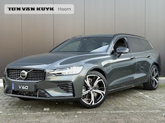 Volvo V60 - 2.0 T6 Plug-in hybrid AWD Plus Dark Leer/ 19 inch/ extra getint glas / uit voorraad leverb