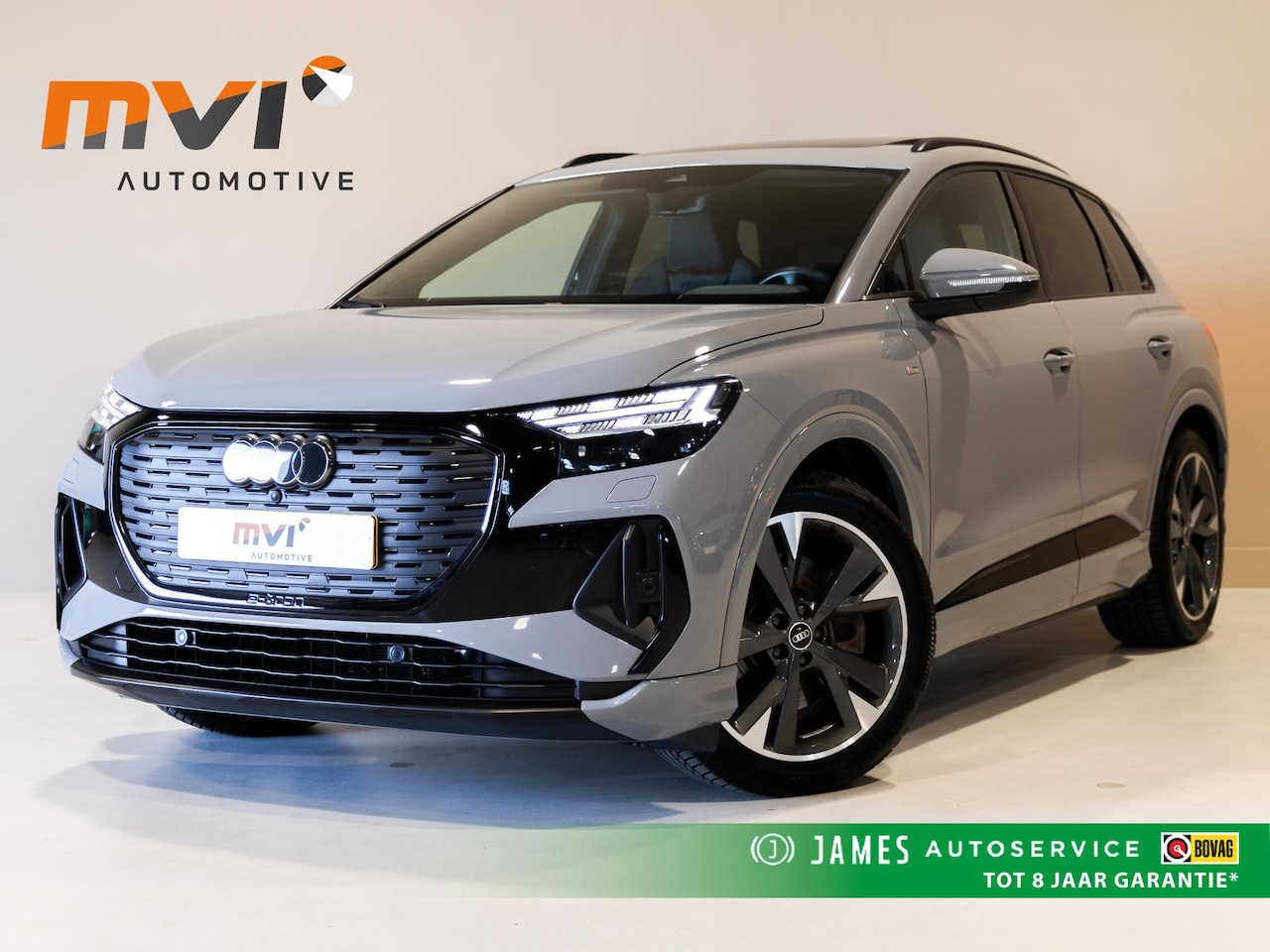 Audi Q4 e-tron - 40 Launch edition S Competition 77 kWh SOH 94% / 204pk / Panorama dak / Warmtepomp / Sonos - AutoWereld.nl