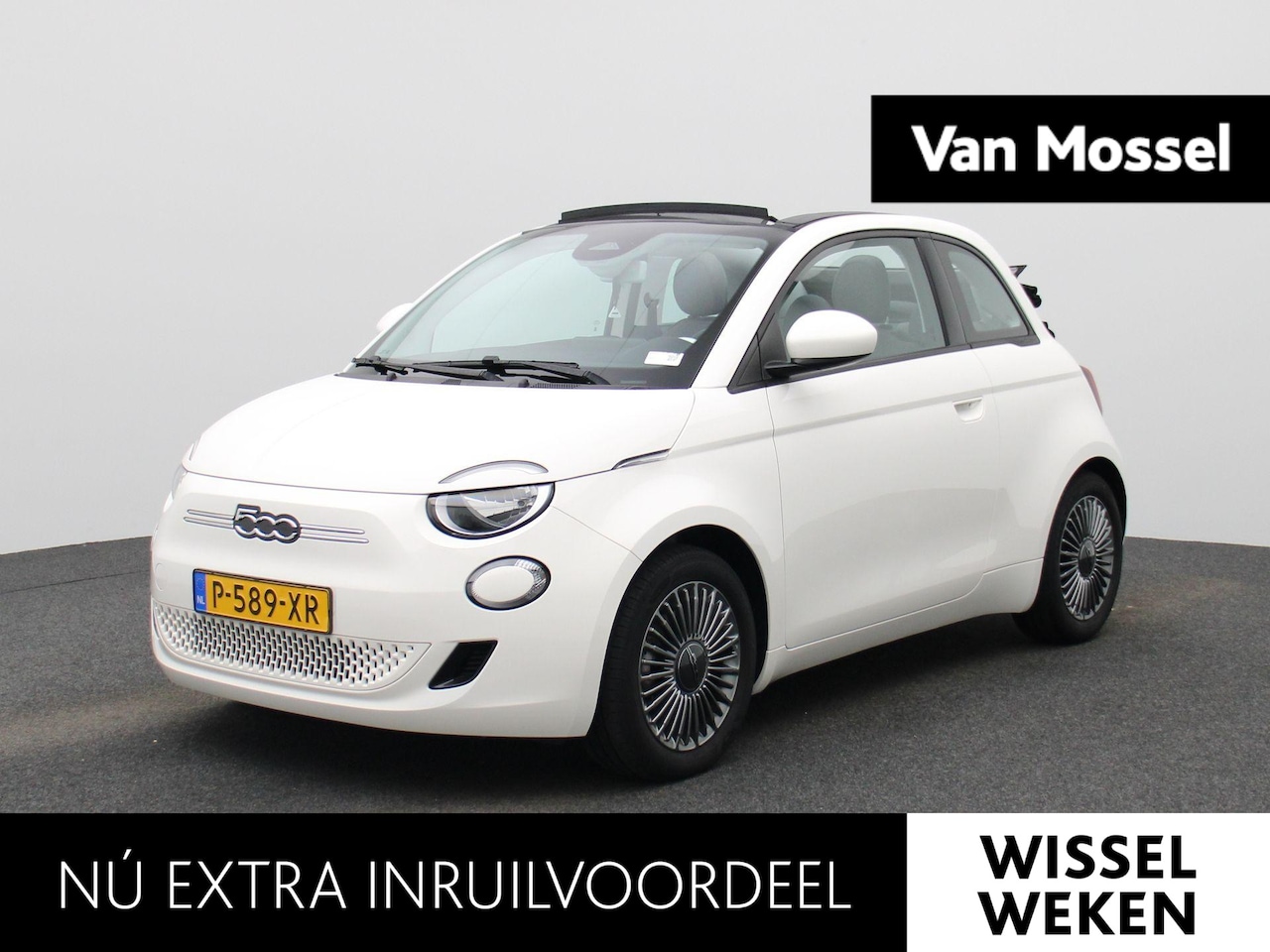 Fiat 500 - Icon 42 kWh Fiat 500 | Cabrio |  Navigatie | Carplay | Cruise Control | - AutoWereld.nl