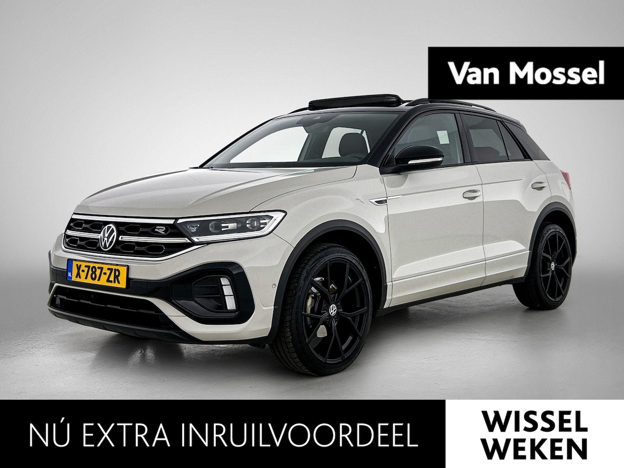 Volkswagen T-Roc - 1.5 TSI R-Line Business+ | AUTOMAAT | PANORAMADAK | ACHTERUITRIJCAMERA | STANDKACHEL | ELE - AutoWereld.nl