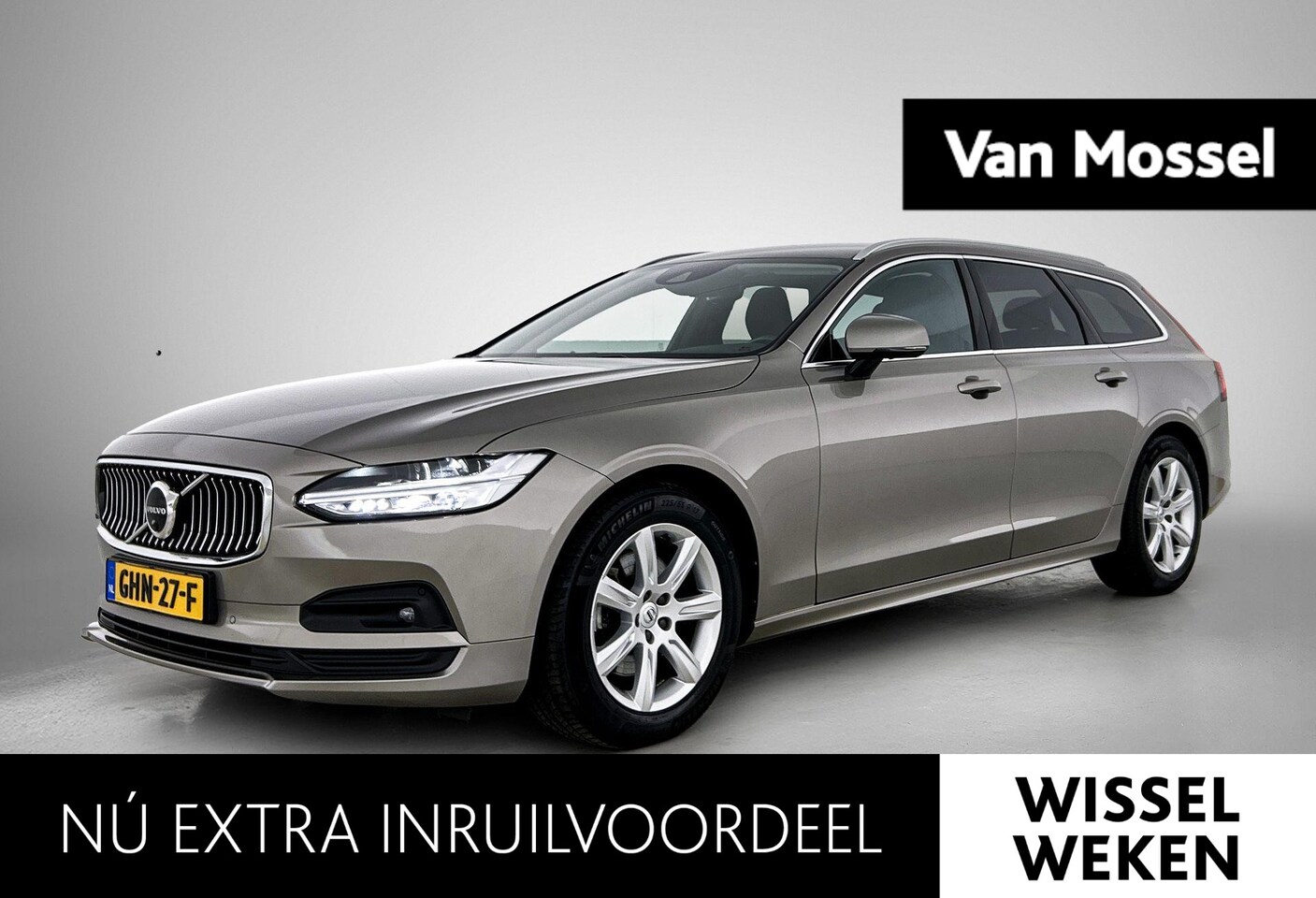 Volvo V90 - 2.0 B4 Momentum Pro | 360 CAMERA  | APPLE CARPLAY - ANDROID AUTO | STOELVERWARMING | DODEH - AutoWereld.nl