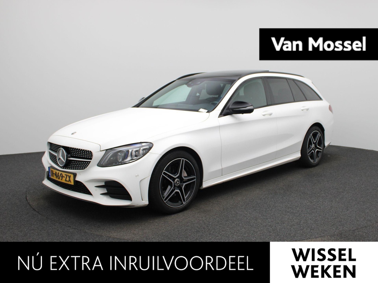 Mercedes-Benz C-klasse Estate - 200 Business Solution AMG | Automaat | Apple Carplay / Android Auto | Sfeerverlichting | P - AutoWereld.nl
