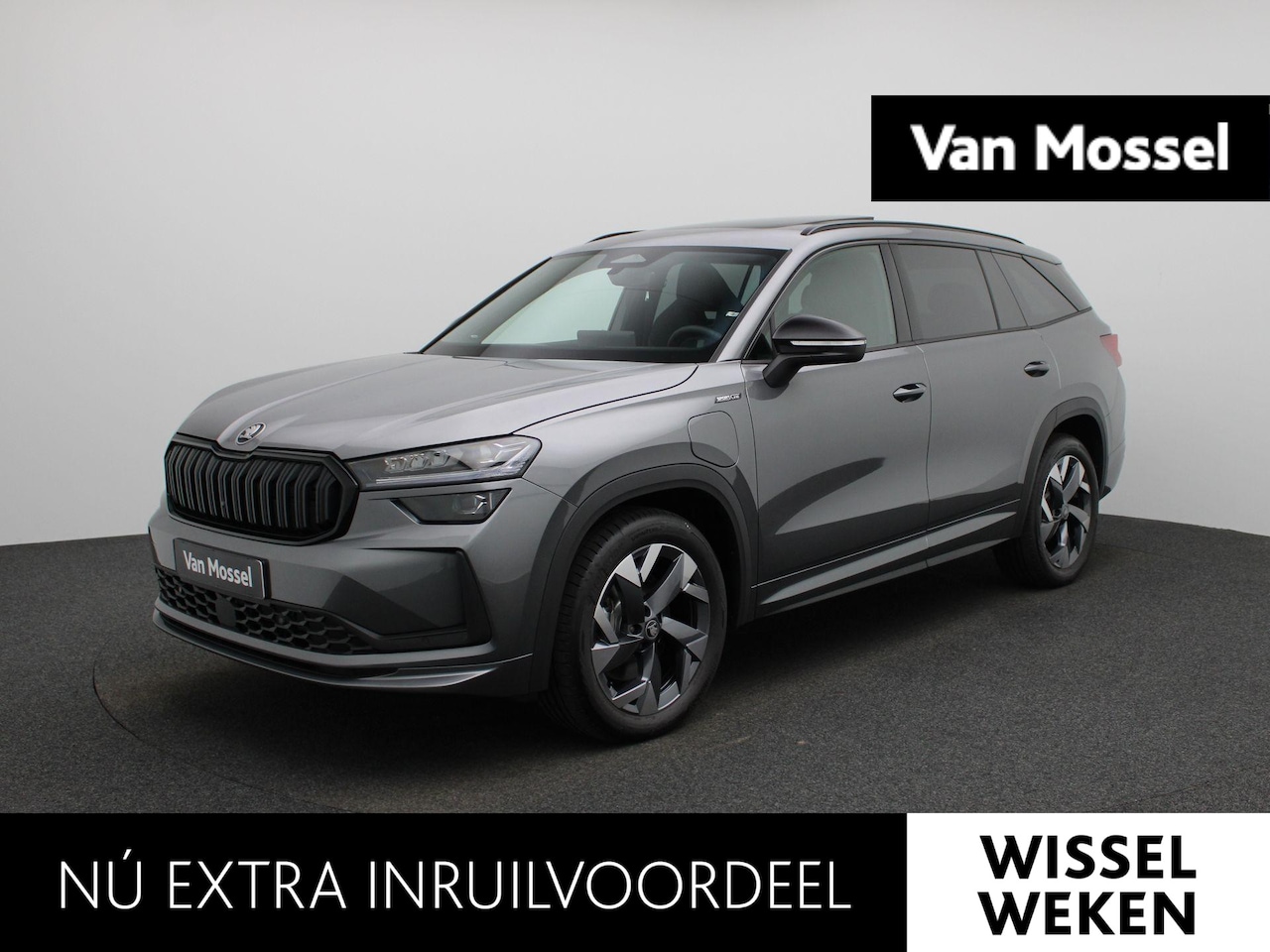 Skoda Kodiaq - 1.5 TSI PHEV Sportline Business 204 PK |inruilpremie €2000,-|204PK | Automaat | Panoramada - AutoWereld.nl