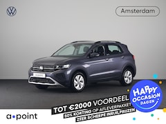 Volkswagen T-Cross - 1.0 TSI Life GOAL 116 pk Automaat (DSG) | Verlengde garantie | Navigatie via App | Autom.