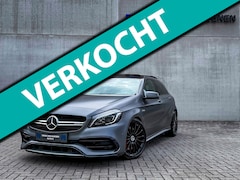 Mercedes-Benz A-klasse - 45 AMG 4-Matic 381pk 2é Eig|Designo Magno Grey|Performance stoelen+Memory|Perf. uitlaat|Ri
