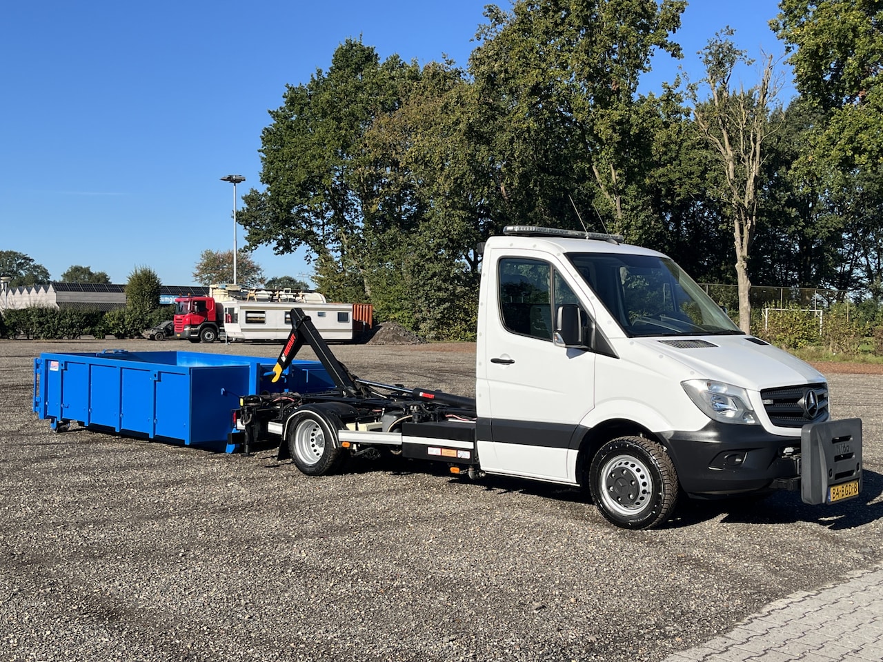 Mercedes-Benz Sprinter - 513 CDI 366 Haakarm Pto Container Airco Steunpoten Nido aansluiting Werkverlichting Kipper - AutoWereld.nl
