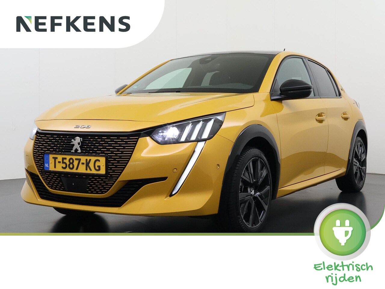 Peugeot e-208 - GT 136pk 50 kWh | Accu 95% | Navigatie | Panorama dak | Automatische airco | Camera achter - AutoWereld.nl