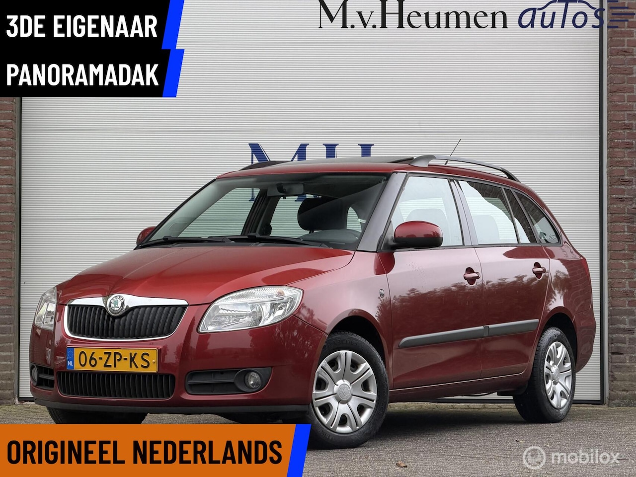 Skoda Fabia Combi - 1.6-16V 105PK Automaat ORG NED Schuif/Kanteldak - AutoWereld.nl
