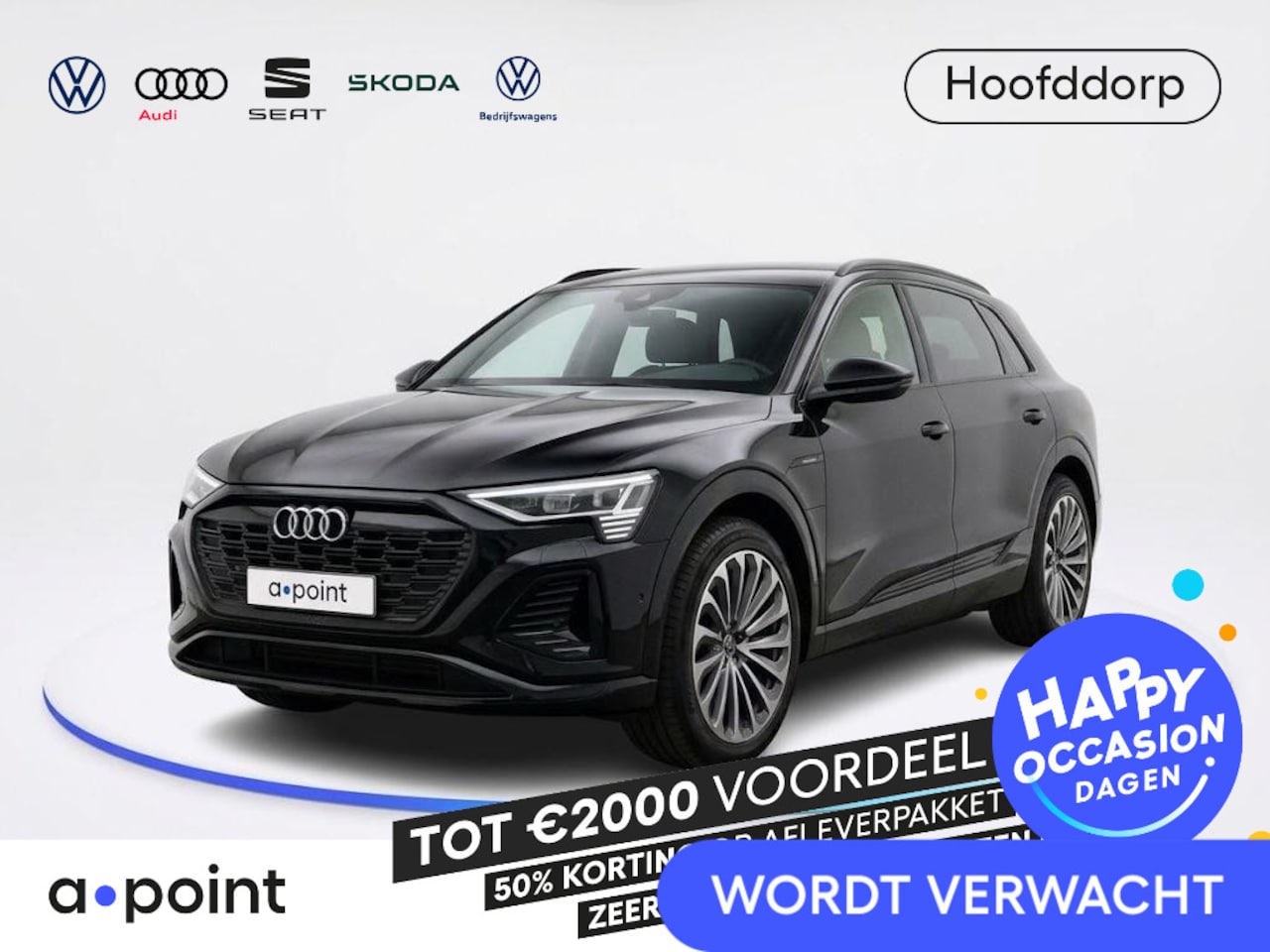 Audi Q8 e-tron - 50 quattro S Edition 95 kWh 340pk | Parkeercamera | Elekt. verstelbare voorstoelen met geh - AutoWereld.nl