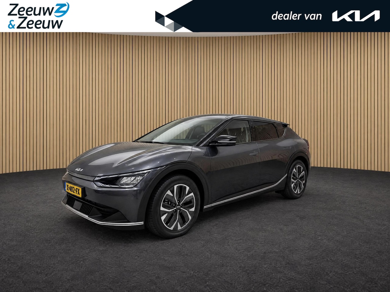 Kia EV6 - Light Edition 58 kWh Dealer onderhouden | Stoel + stuurverwarming | Climate control | ACC - AutoWereld.nl