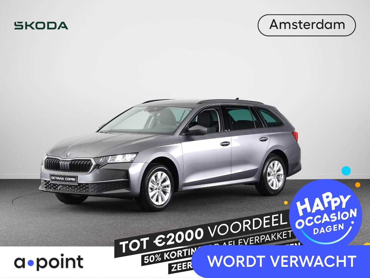 Skoda Octavia Combi - 1.5 TSI MHEV First Edition 150pk | Trekhaak | Navigatie | Parkeercamera | Stoelverwarming - AutoWereld.nl