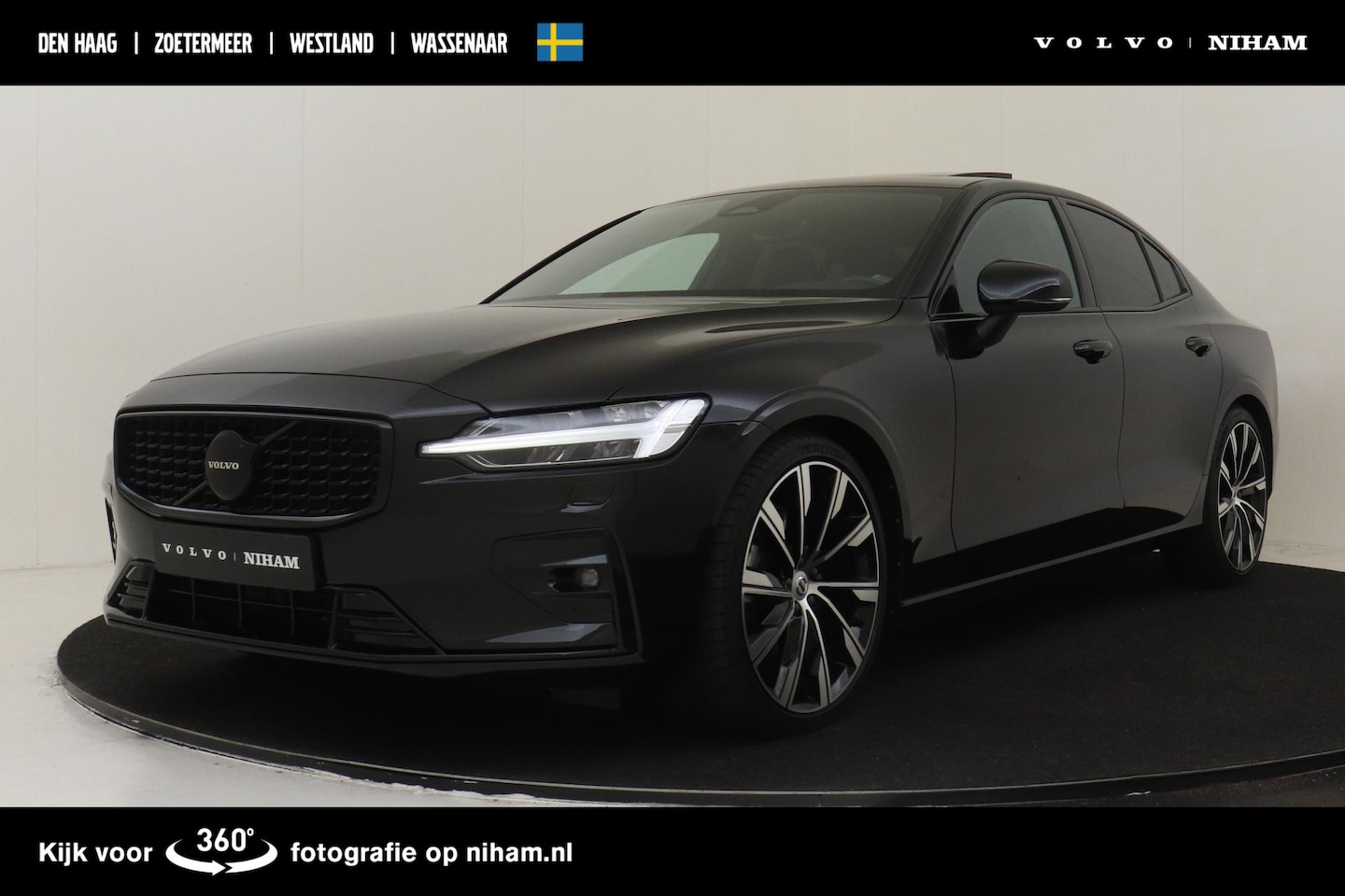Volvo S60 - B4 (M-HYBRID) ULTIMATE DARK -PANO.DAK|HARMAN/KARDON|HEAD-UP DISP.|MEMORY-SEATS|CAMERA|BLAC - AutoWereld.nl