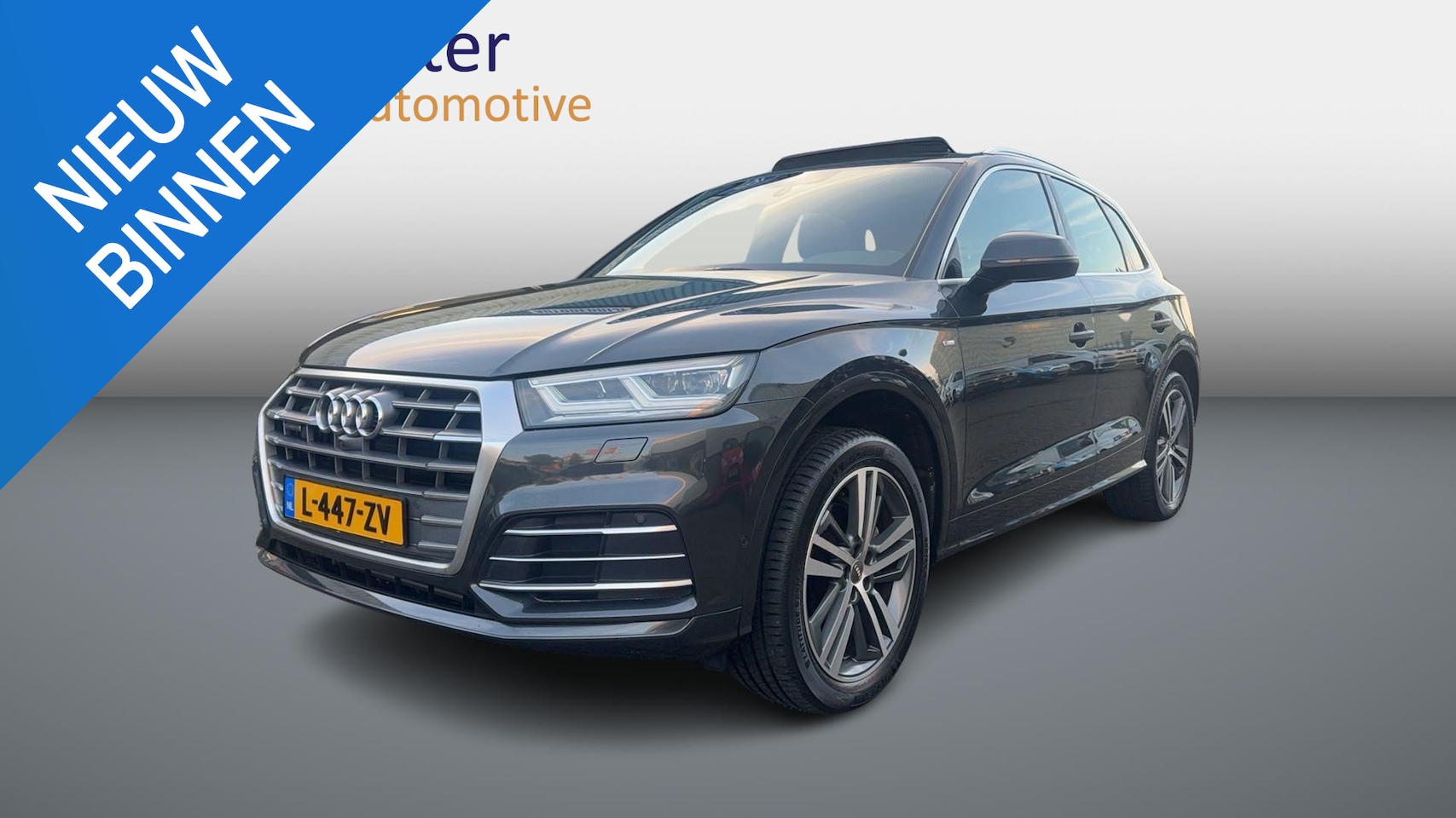 Audi Q5 - 45 TFSI quattro Design Pro Line Plus S line Extrerieur|Panoramadak|Leder|Trekhaak af Fabri - AutoWereld.nl