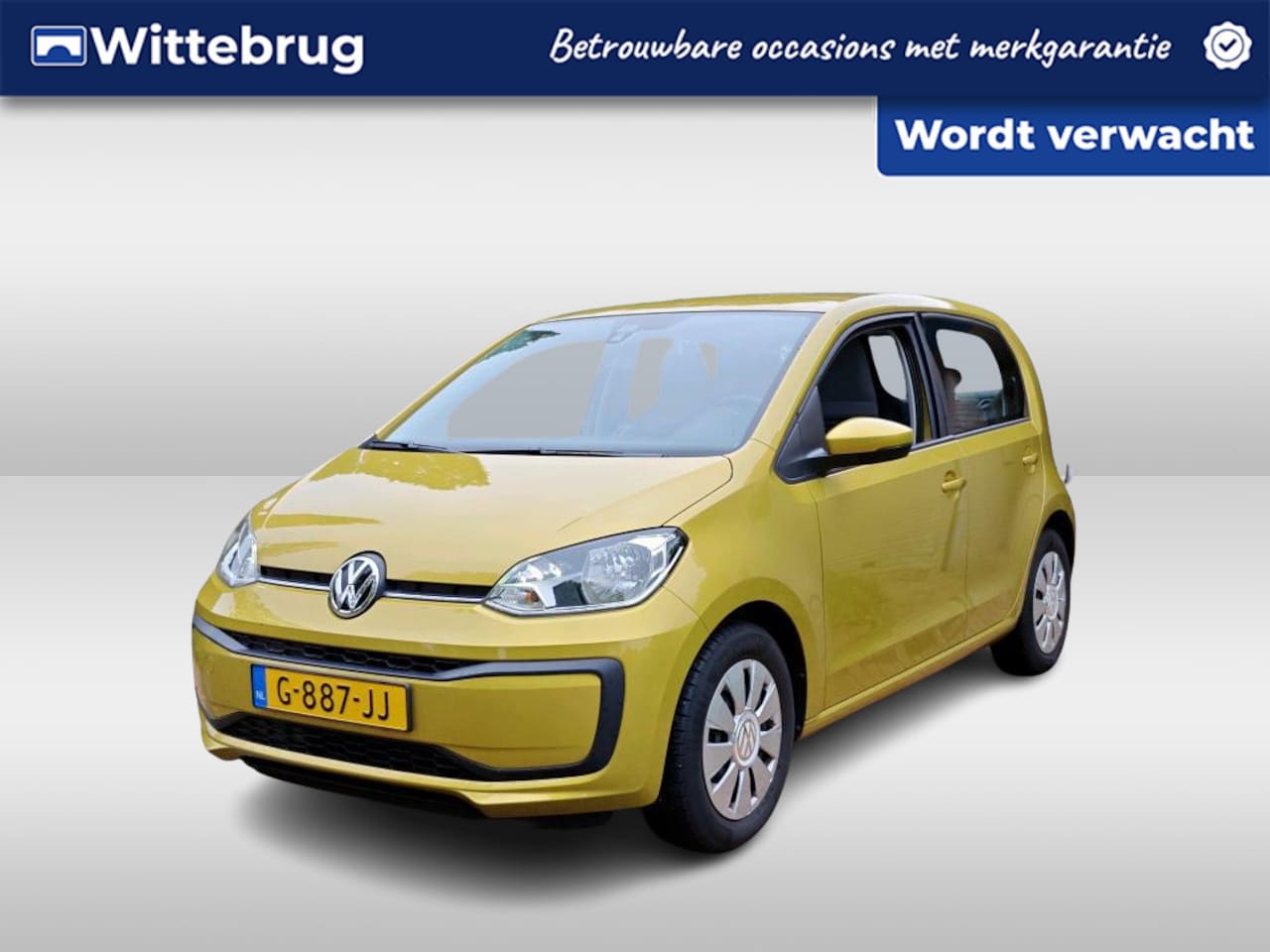 Volkswagen Up! - 1.0 BMT move up! / Honey Yellow / Airco / Dop - AutoWereld.nl
