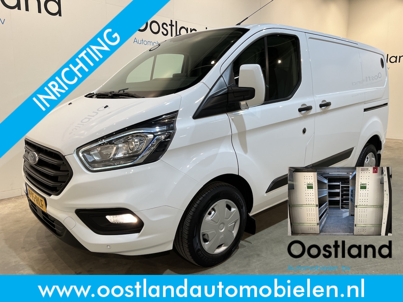 Ford Transit Custom - 2.0 TDCI L1H1 Trend 130 PK / Servicebus / Bott Inrichting / Euro 6 / Schuifdeur L+R / Airc - AutoWereld.nl