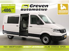 Volkswagen Crafter - 2.0 TDI 140PK L3H2 | DC | 6 Zits | 3000KG Trekgew. | Airco | Camera | Cruise | Carplay | P
