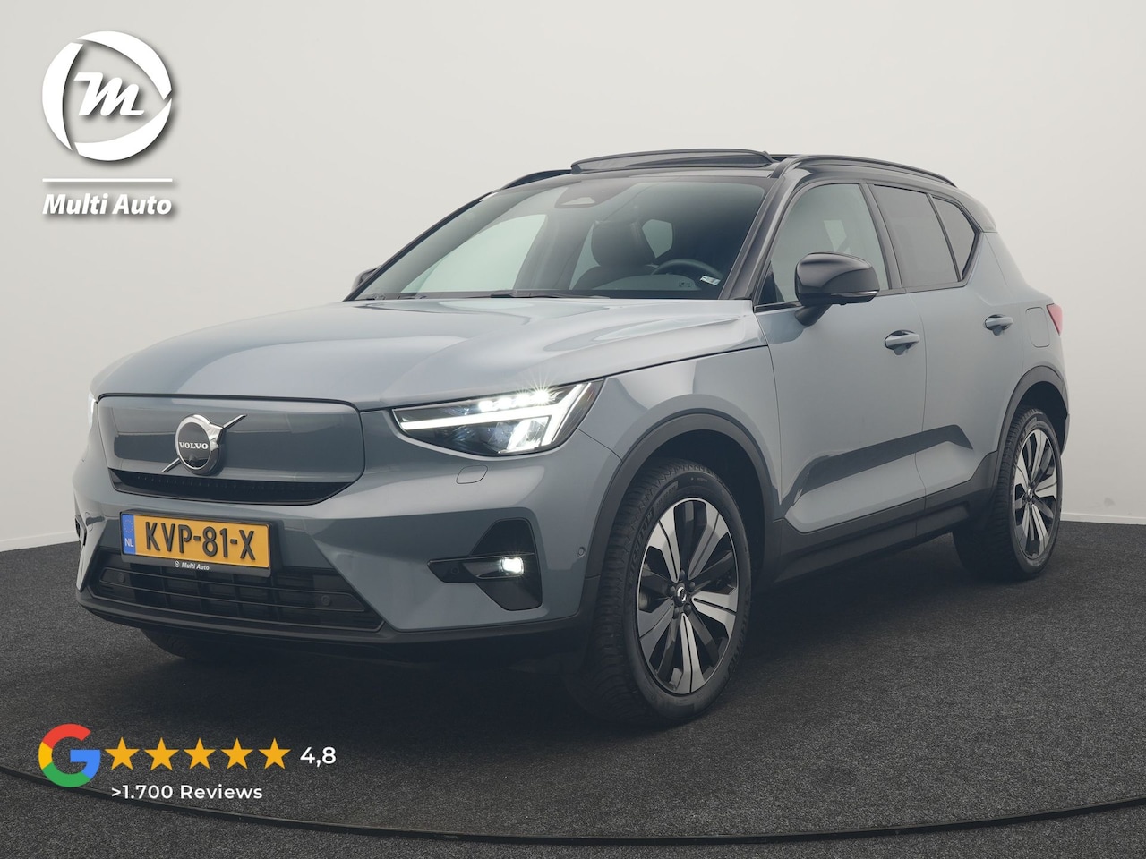Volvo XC40 - Recharge Ultimate 70 kWh 231pk Dealer O.H. | Panodak | Adaptive Cruise | 360 Camera | Harm - AutoWereld.nl