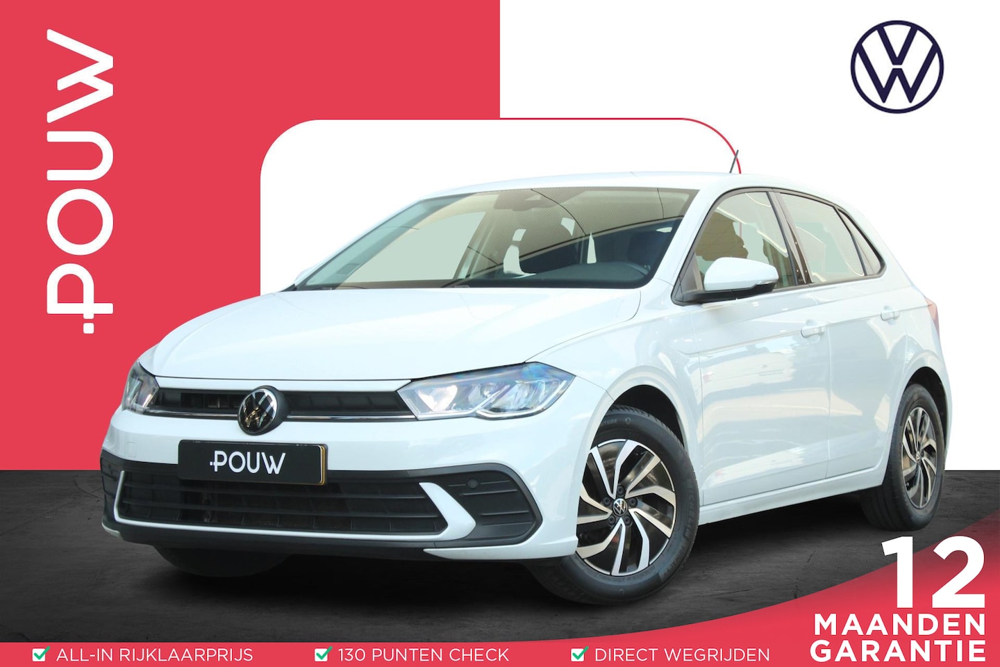 Volkswagen Polo - 1.0 TSI 95pk DSG Life | CarPlay/Android Auto | Cockpit Pro | Airco - AutoWereld.nl