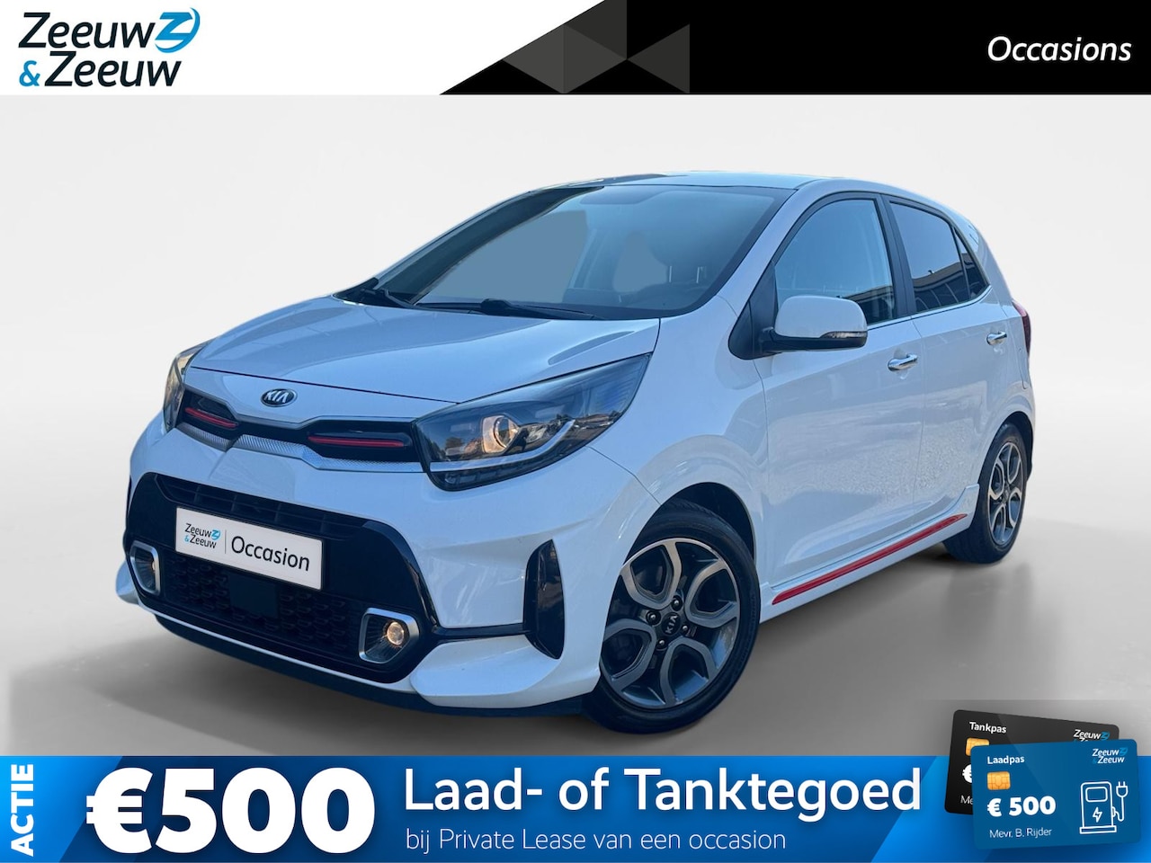 Kia Picanto - 1.0 DPi GT-Line | Automaat | 1e Eigenaar | Achteruitrijcamera | Lederen bekleding | Apple/ - AutoWereld.nl