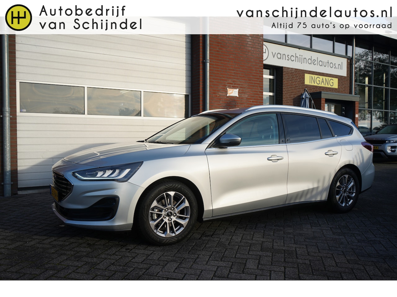 Ford Focus Wagon - 1.0 ECOBOOST 155PK HYBRID TITANIUM *NL AUTO* 1500KG TREKGEWICHT KEURIGE NETTE STAAT ANDROI - AutoWereld.nl