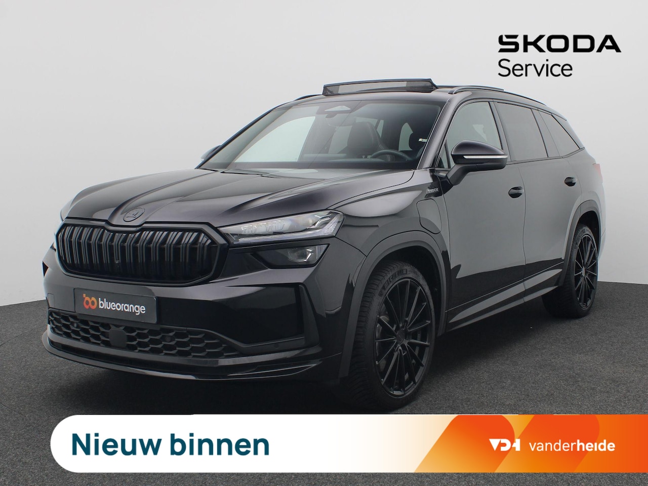 Skoda Kodiaq - 1.5 TSI PHEV Sportline Business 204PK DSG Panoramadak, Trekhaak, Head-Up Display, Dynamic - AutoWereld.nl