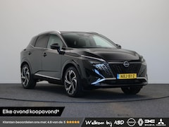 Nissan Qashqai - 158pk MHEV Xtronic Tekna Plus | 1800kg geremd | HUD | Panoramisch dak | Voorruitverwarming