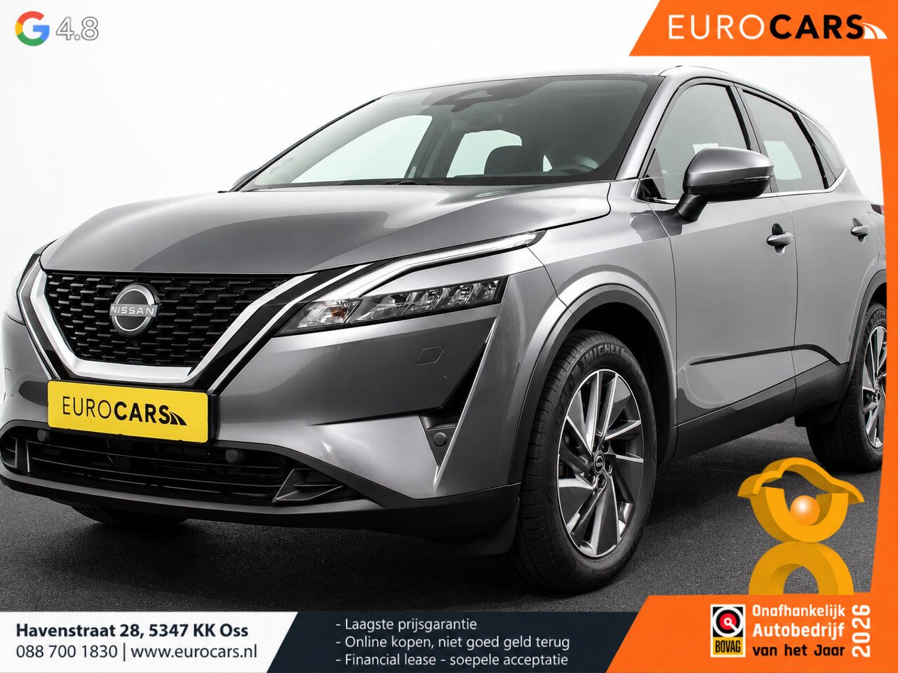 Nissan Qashqai - 1.3 MHEV Automaat Acenta Navigatie  Apple Carplay/Android Auto Climate Control  Adaptive C - AutoWereld.nl