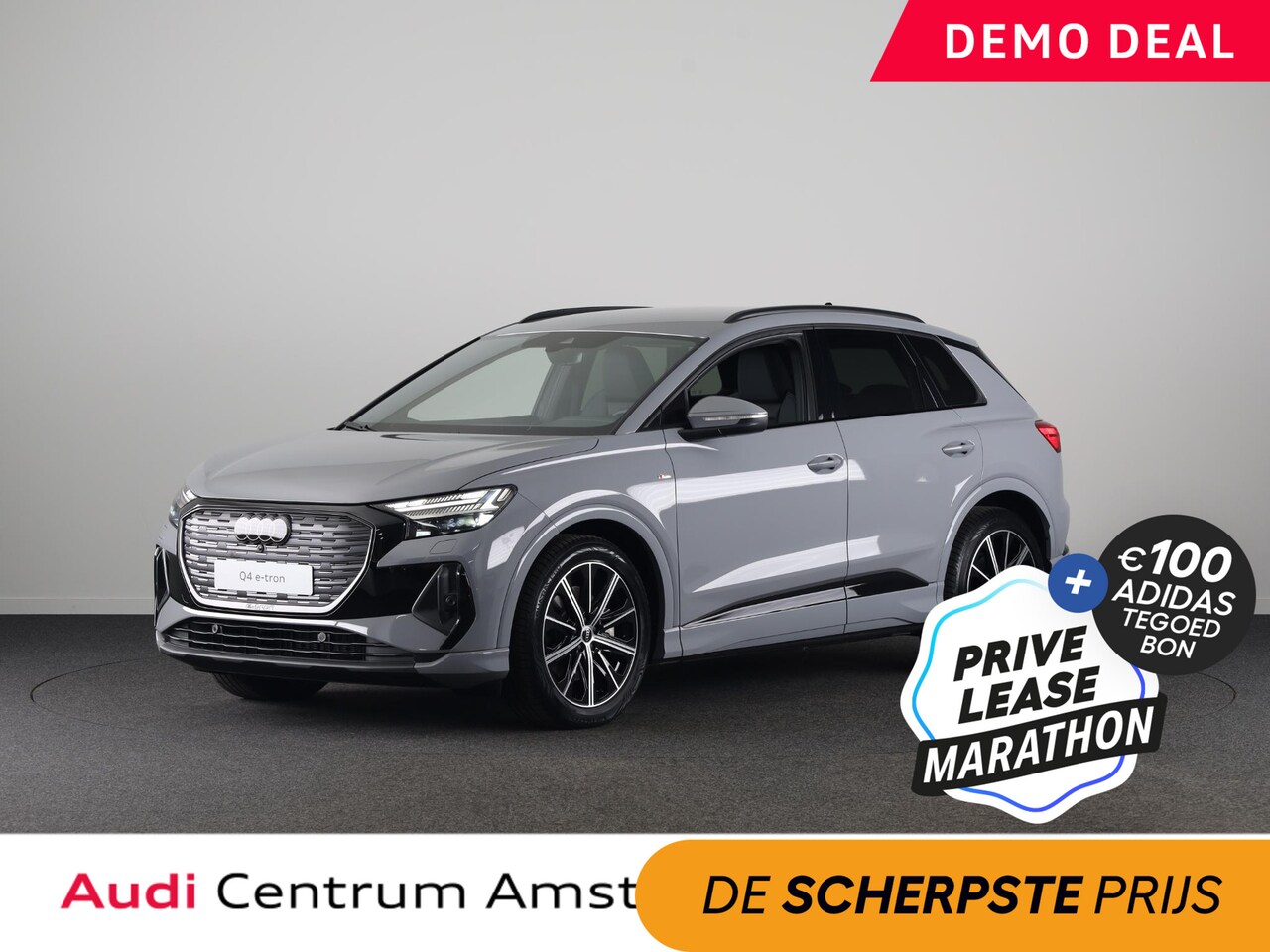 Audi Q4 e-tron - 45 S edition Competition e-tron 82 kWh 286 pk | Private lease vanaf € 933,- per maand | Na - AutoWereld.nl